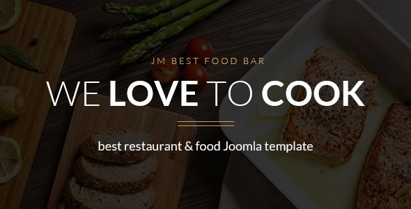 JM Best Food Bar restaurant Joomla template
